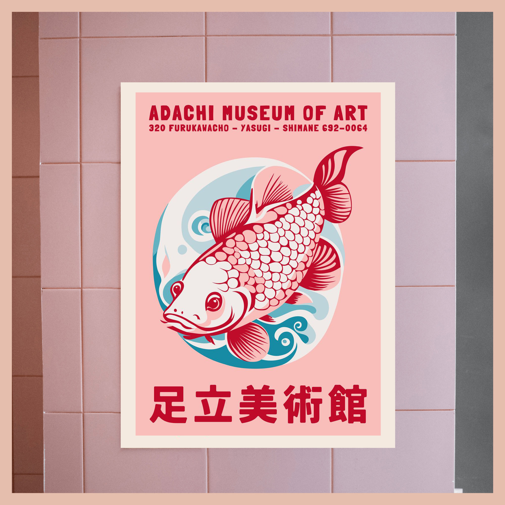 Retro Abstract Cartoon Japanes - Aquarium Fish Poster recensione e prezzo