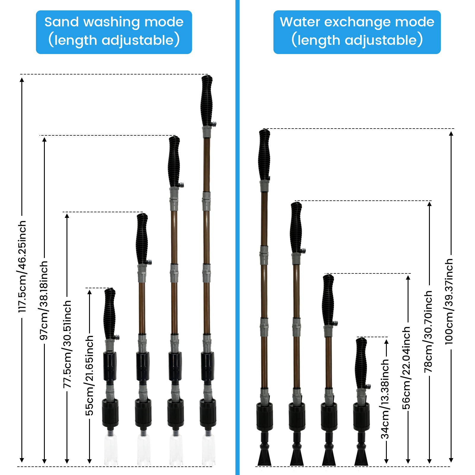 10W 6 In 1 USB Aquarium Water  - Gravel Vacuum Cleaner recensione e prezzo