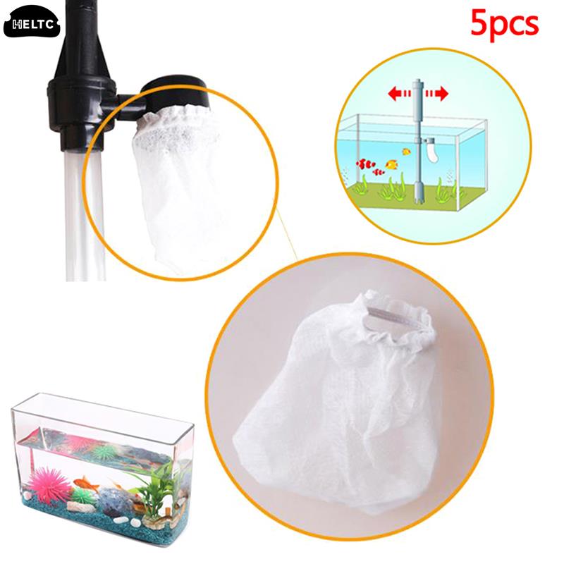 5Pc Aquarium Siphon Filter Bag - Gravel Vacuum Cleaner recensione e prezzo