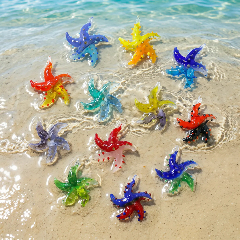 Mini Glass Starfish Pendant Co - Aquarium Mini Fish recensione e prezzo