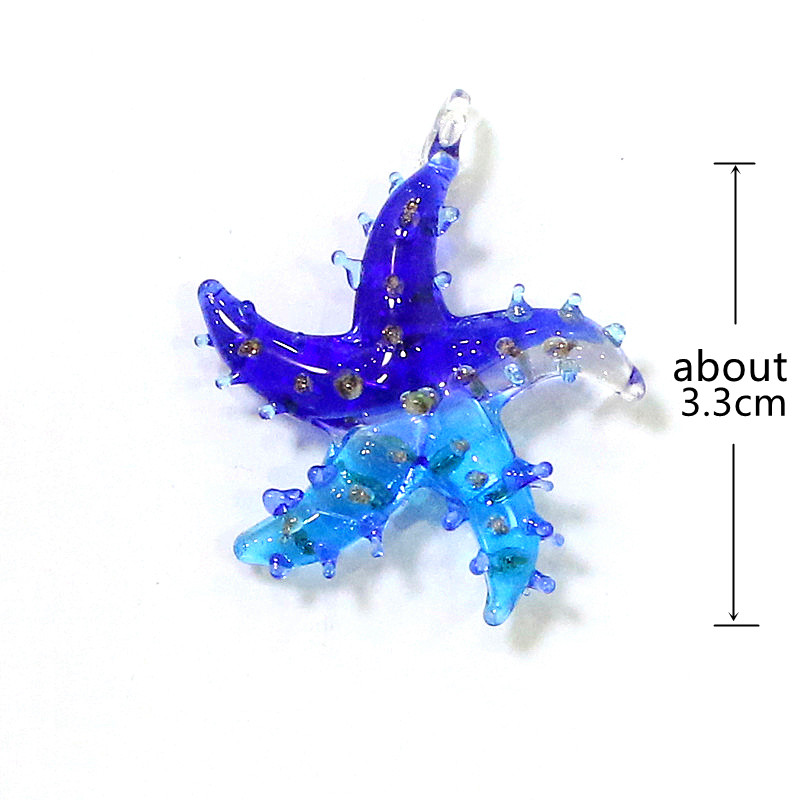 Mini Glass Starfish Pendant Co - Aquarium Mini Fish recensione e prezzo