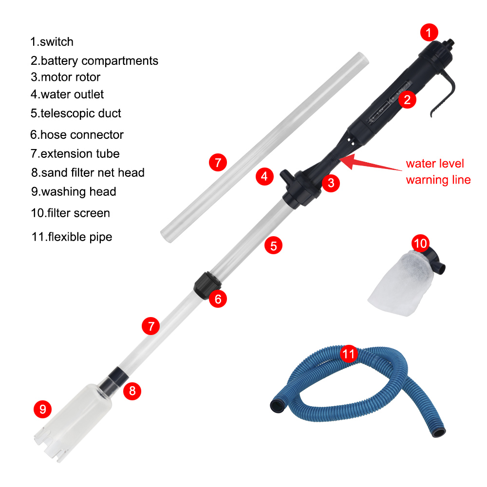 Electric Water Change Pump Gra - Gravel Vacuum Cleaner recensione e prezzo
