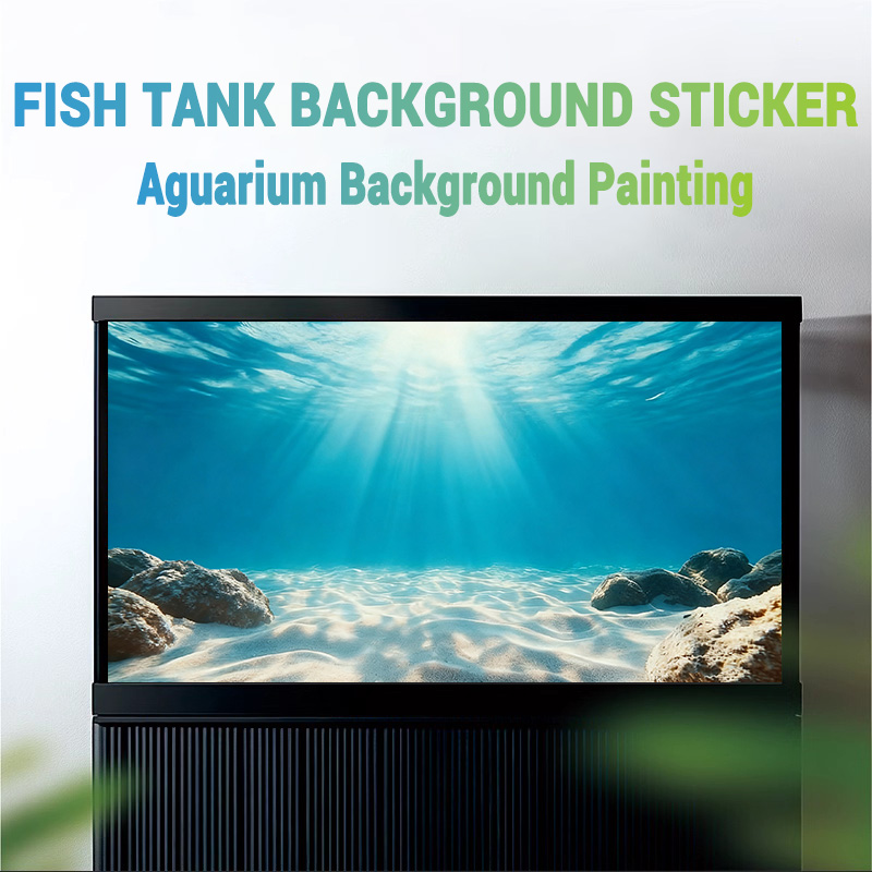 Blue sea clear sand，Fish tank  - Aquarium Fish Poster recensione e prezzo