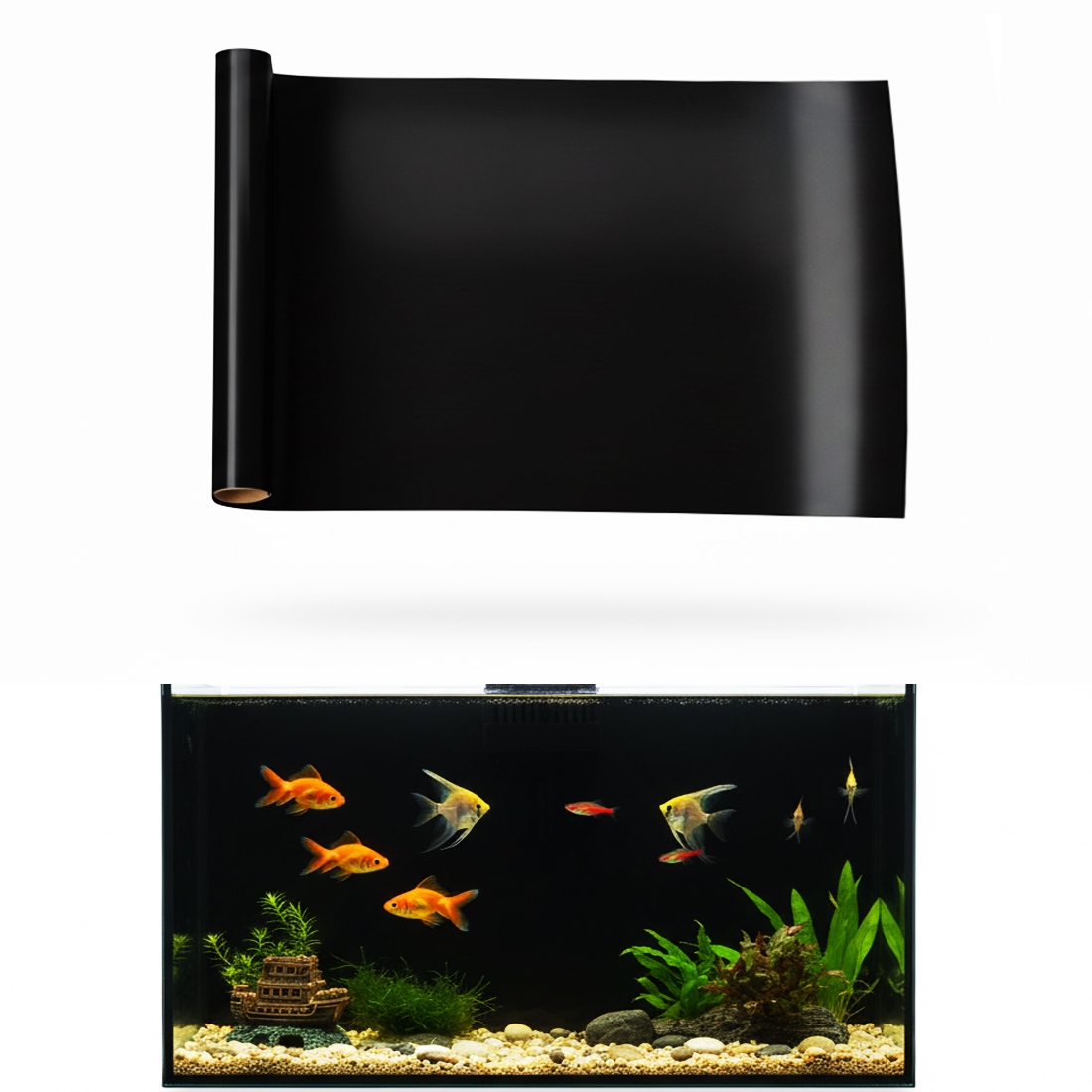 Aquarium Background Static Cli - Aquarium Fish Poster recensione e prezzo