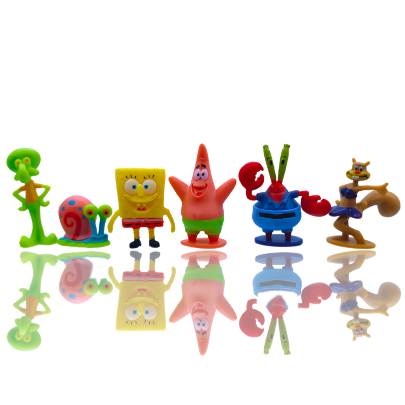 6pcs SpongeBob Fish Tank Decor - Aquarium Mini Fish recensione e prezzo