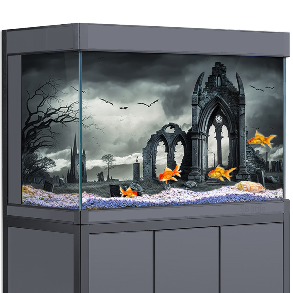 Aquarium Background Sticker De - Aquarium Fish Poster recensione e prezzo