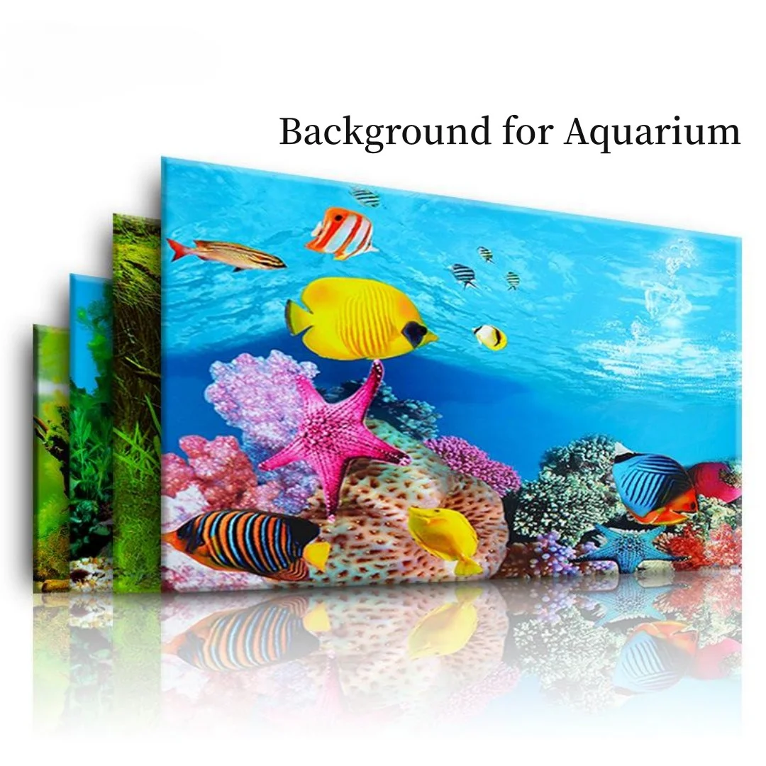 Background Aquarium 3D Sticker - Aquarium Fish Poster recensione e prezzo