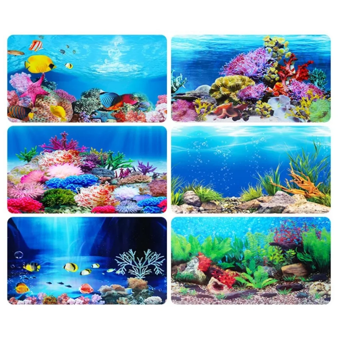 Background Aquarium 3D Sticker - Aquarium Fish Poster recensione e prezzo
