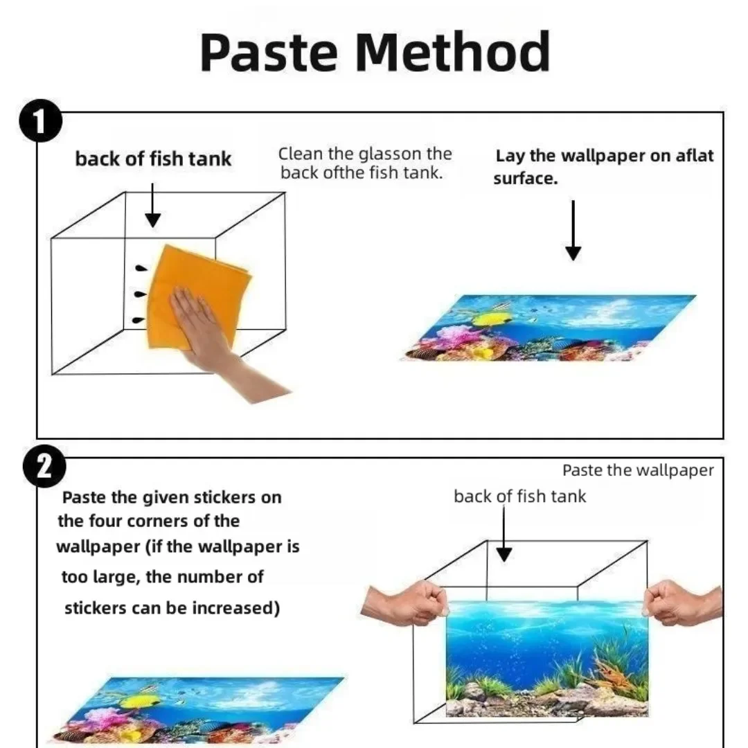 Background Aquarium 3D Sticker - Aquarium Fish Poster recensione e prezzo