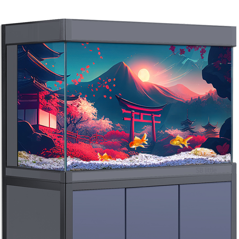 Aquarium Background Sticker De - Aquarium Fish Poster recensione e prezzo
