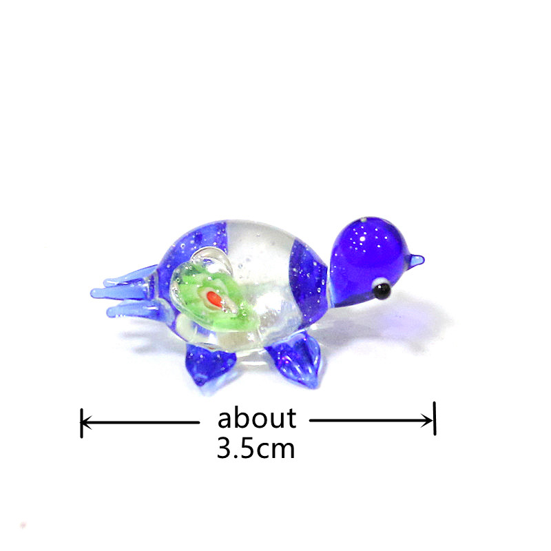 1pc Mini Glass Turtle Figurine - Aquarium Fish Japan recensione e prezzo