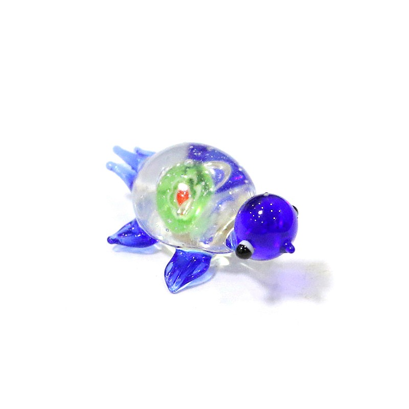 1pc Mini Glass Turtle Figurine - Aquarium Fish Japan recensione e prezzo