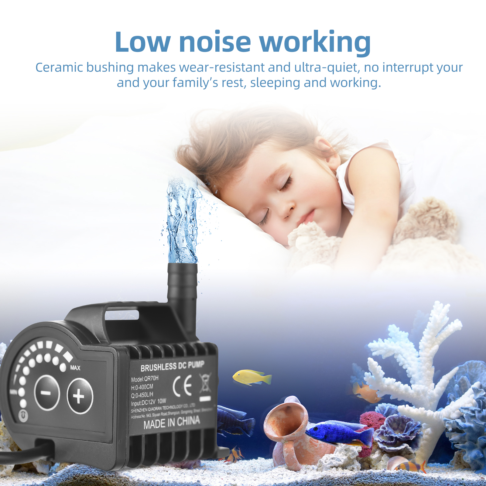 Submersible 12V Water Pump 8 L - Aquarium Mini Fish recensione e prezzo