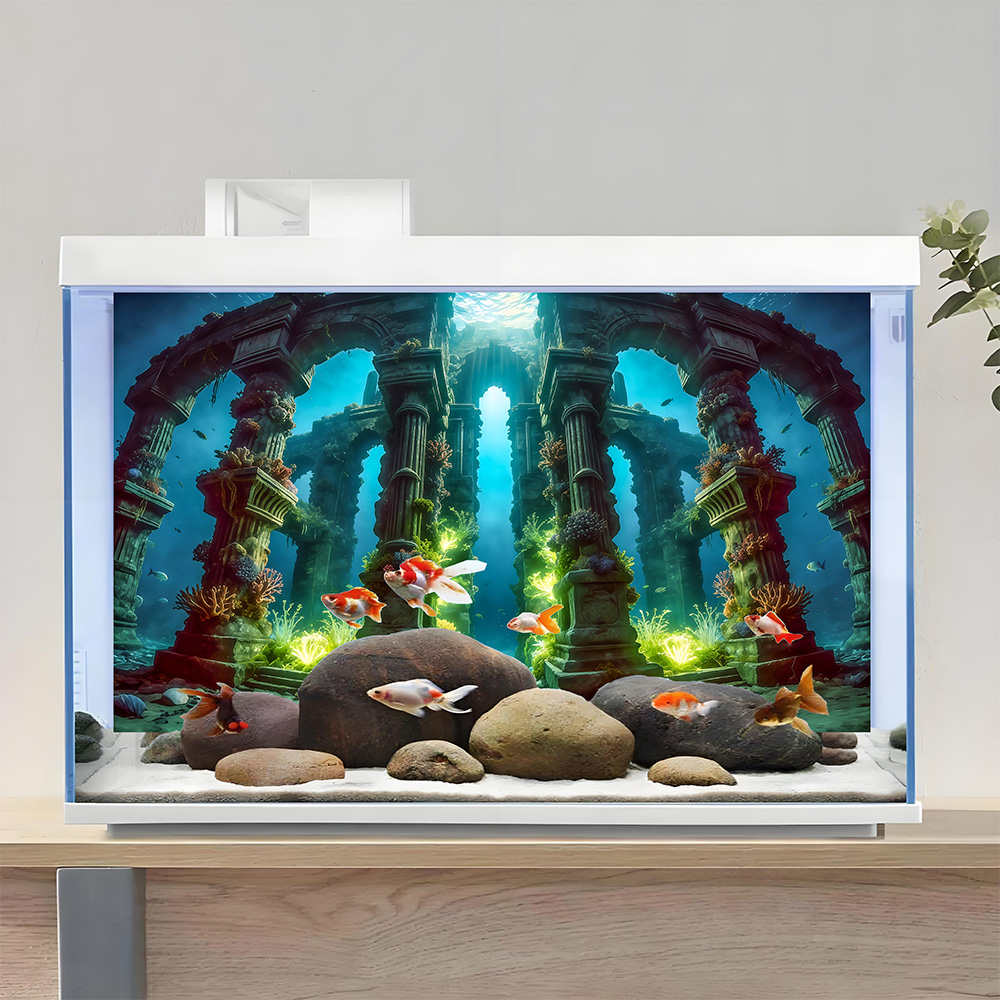 Deep-sea relics，Fish tank back - Aquarium Fish Poster recensione e prezzo