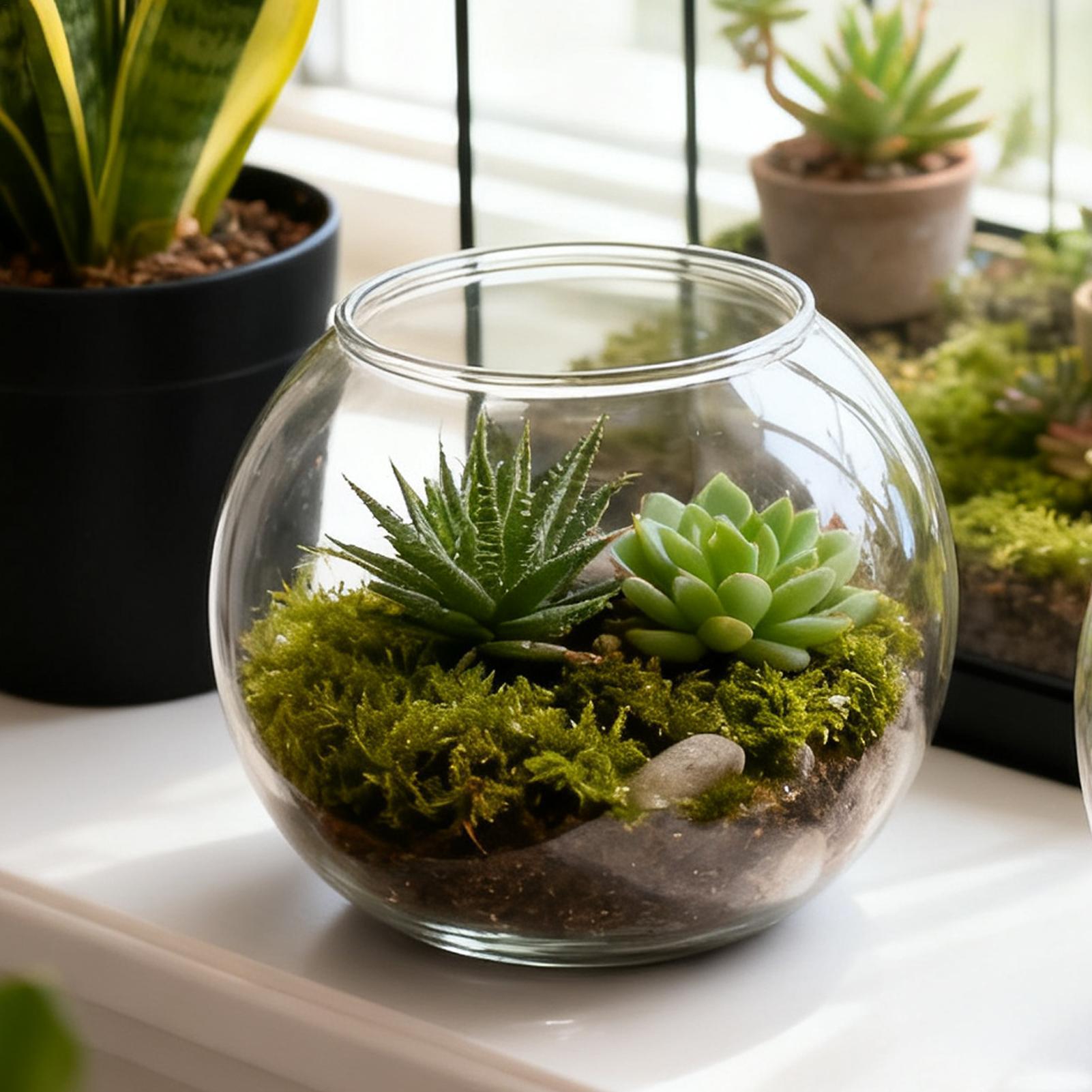 Bubble Bowl Space-Saving Aquar - Aquarium Fish Jar recensione e prezzo