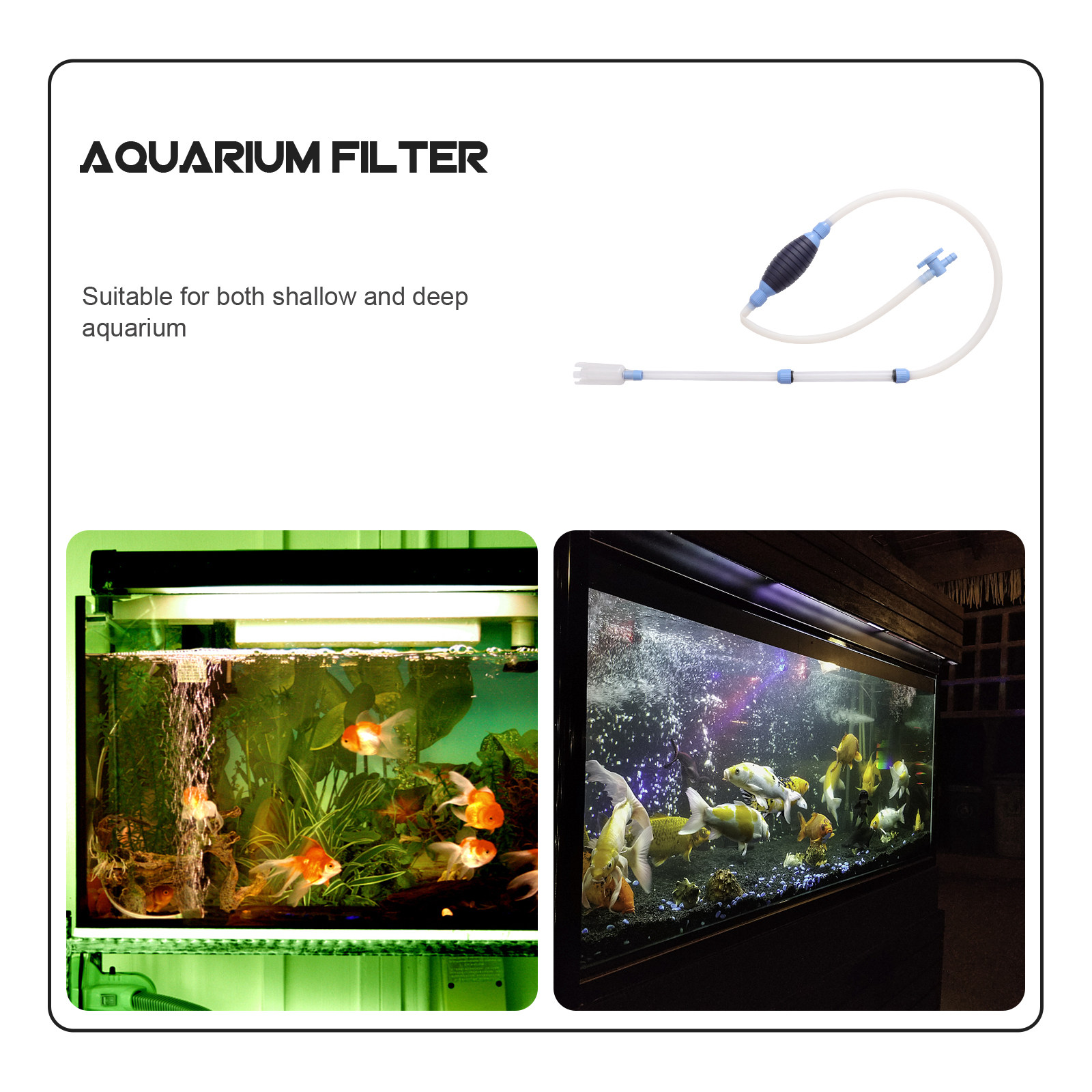 Fish Tank Cleaner Manual Vacuu - Gravel Vacuum Cleaner recensione e prezzo